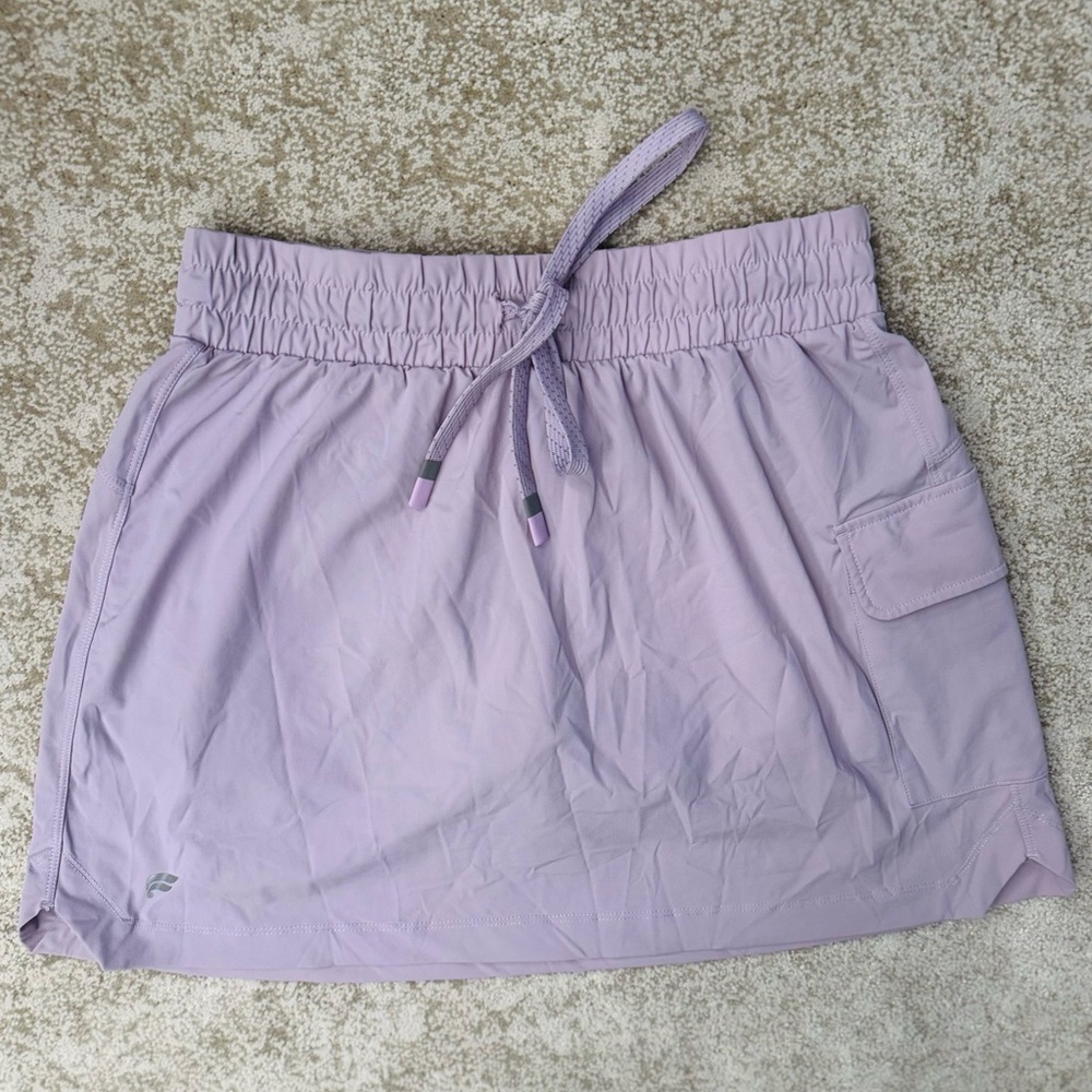 Fabletics Lavender Drawstring Sport Skirt (S)